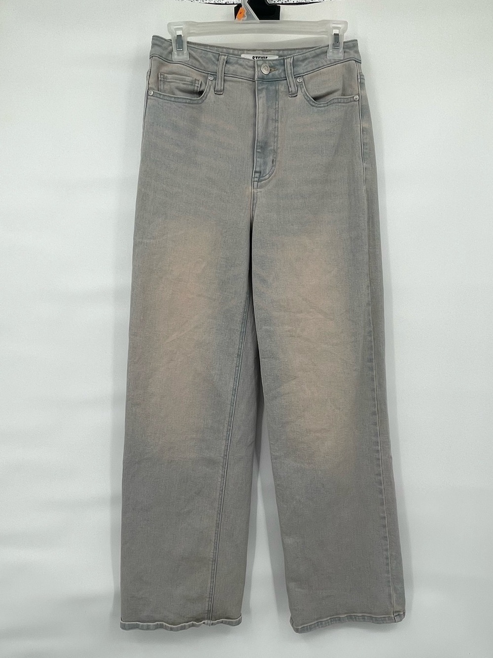 Stevie by Steve Madden gray wide straight leg jeans